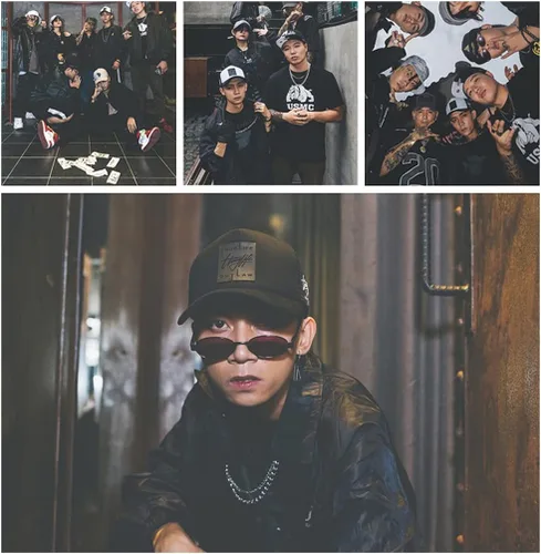 Vista 7 de Thuglife Rubber Box Patch Sport Outdoor Kpop Mesh Baseball Cap Foam Trucker Hat