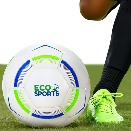 Vista 10 de Eco Sports Soccer Ball, Size 3, 4, & 5 PVC Free, Recycled TPU Material, Long Air Retention for Practice & Games BPA Free Non Toxic, Better Balls