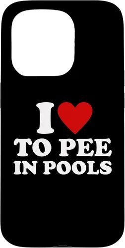 Vista 13 de iPhone 13 I Love To Pee In Pools I Heart To Pee In Pool Case