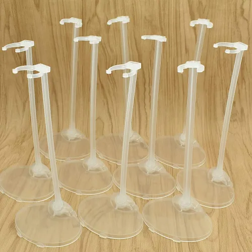 Vista 3 de Soporte transparente para muñecas Mini Display Holder 10pcs