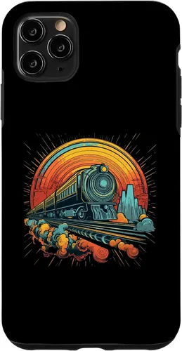 Vista 13 de Funda para iPhone 16 Train Locomotora y modelo de trenes de ferrocarril