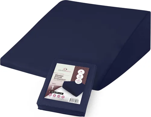 Vista 72 de CirclesHome Juego de 4 protectores de almohada estándar con cremallera, fundas de almohada transpirables 100% algodón, protegen las almohadas