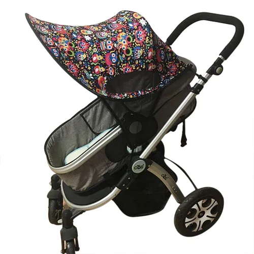 Vista 8 de Parasol universal para cochecito de bebé, protección solar para asientos de automóvil, cochecito de bebé, cochecito, cochecito, cubierta