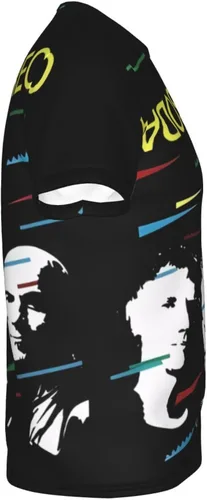 Vista 3 de Soda Music and Stereo - Camiseta de manga corta para hombre, unisex, casual, transpirable, camiseta