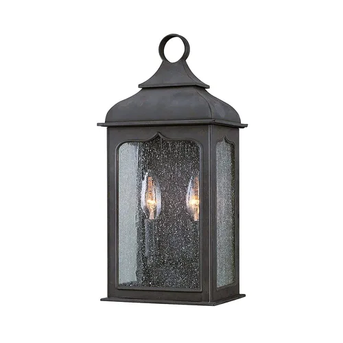 Vista 2 de Troy Lighting B2010-TBZ Henry Street - Linterna de bolsillo para exteriores con dos luces