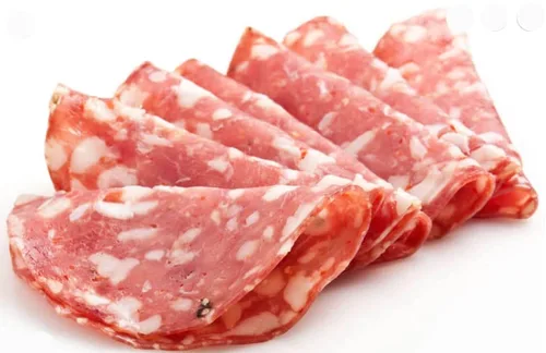 Vista 2 de Chunk de salami dulce de Sopressata de estilo italiano 2.5 libras - 3 libras de peso medio