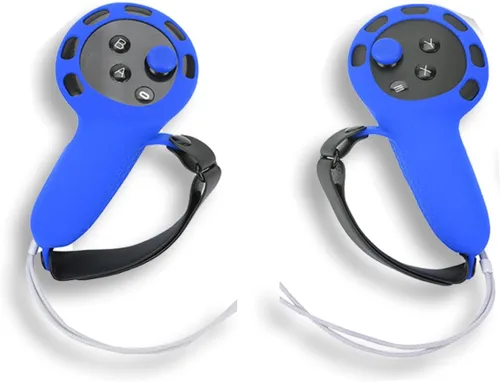 Vista 6 de VR Accessory Set and Controller Grips Cover for OculusMeta Quest 3,Include Controller Grip Cover,Handle Controller Rocker Cap,VR Silicone Face