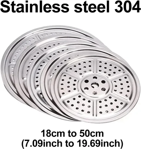 Vista 3 de 1 PC 48cm Pressure Cooker Canner Rack Stainless Steel Canning Steamer Rack Stand for Cooking Toast Bread Baking Kitchen Gadge