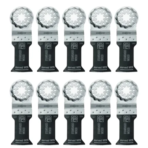 Vista 13 de Fein Starlock 6350222727260 - Hoja de sierra curvada estándar E-Cut, corte de precisión para madera, paneles de yeso y plásticos con dientes
