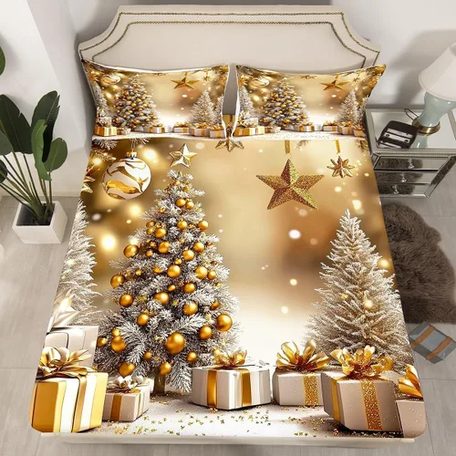 Vista 33 de Erosebridal Divertida sábana bajera ajustable de Halloween para niños, lindo juego de ropa de cama de calabaza fantasma, decoración de Halloween