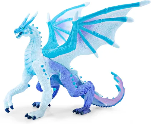 Vista 8 de RECUR Figura de acción de dragón brillante, juguetes de dragón blanco para niños y niñas, figuras RPG en miniatura para exhibición de mesa