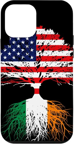 Vista 16 de iPhone 16 Ireland Born Irish Family Roots Irish American US Flag Gift Case