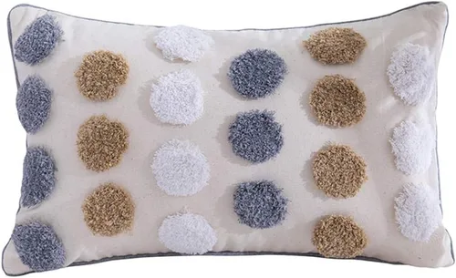 Vista 8 de vctops Fundas de almohada decorativas de estilo marroquí, estilo marroquí, estilo bohemio, tejidas, cuadradas, para cama, sala de estar, sofá