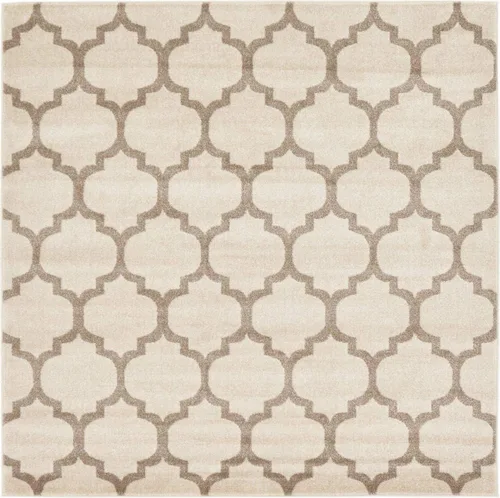Vista 82 de Unique Loom Trellis Collection - Alfombra de área de Filadelfia, rectangular de 2 pies 2 pulgadas x 3 pies, color morado y marfil