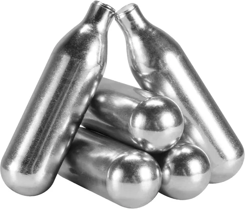 Vista 2 de P2P Cartuchos de CO2 de alto grado de 0.28 oz para pistolas de aire redondas de pimienta, paquete de 5