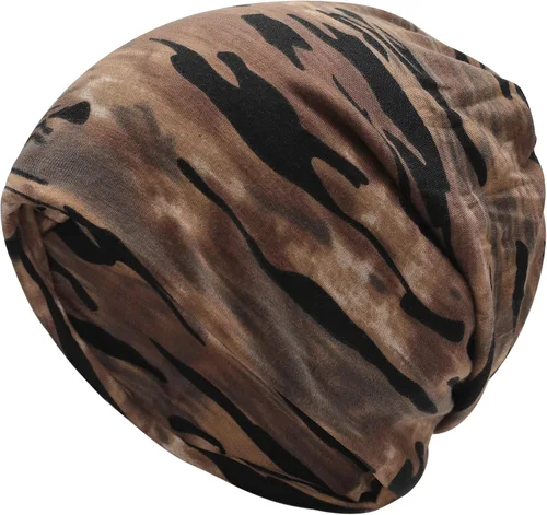 Vista 11 de ZLYC Gorro fino de verano para mujer, diseño floral, ligero, holgado Café étnico