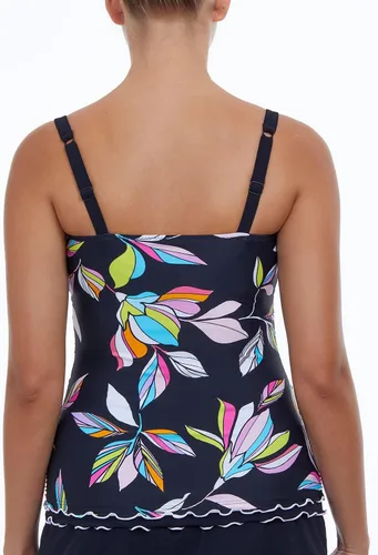 Vista 2 de Profile by Gottex Top Tankini Mujer D Monaco Estampado Negro 32, Negro