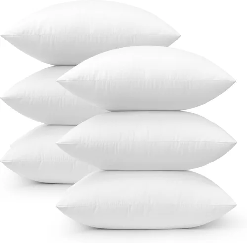 Vista 27 de MIULEE - Rellenos de almohadas decorativas, 14x36 pulgadas con relleno de fibra virgen 100% para cama y sofá