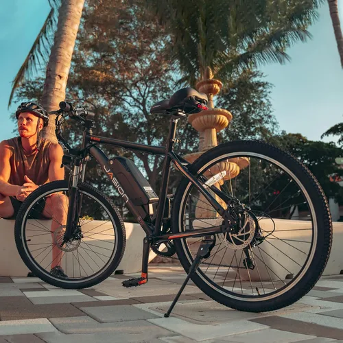 Vista 8 de Jasion EB5 Electric Bike for Adults 26" tire with 1000W Peak Motor Negro
