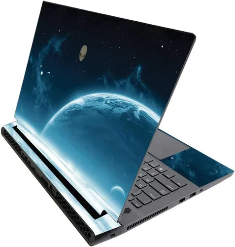 Vista 180 de MightySkins - Skin brillante con purpurina para Alienware M17 R3 (2020) y M17 R4 (2021) - Diversión de los años 90 Acabado duradero con purpurina