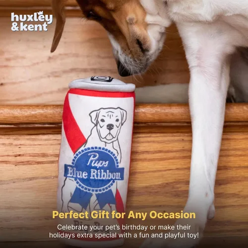 Vista 8 de Huxley & Kent Juguete Divertido para Perros con Chirriador – Power Plush Juguetes Chirriantes de Felpa para Perros Pequeños, Medianos y Grandes