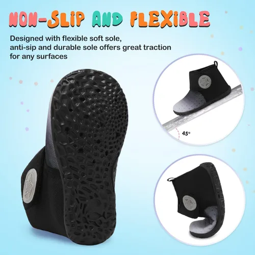 Vista 4 de JOINFREE Zapatillas para bebés y niñas, transpirables, zapatos antideslizantes para el primer camino, zapatos de cuna para interiores y exteriores