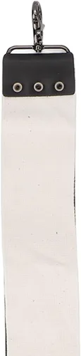 Vista 9 de Strop de cuero negro con ganchos de anclaje de latón para afilar cuchillos, rasurar corte recto, herramienta de limpieza duradera para maquinillas