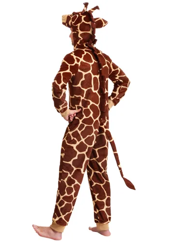 Vista 2 de Pijama Enterizo de Jirafa para Adultos Multicolor