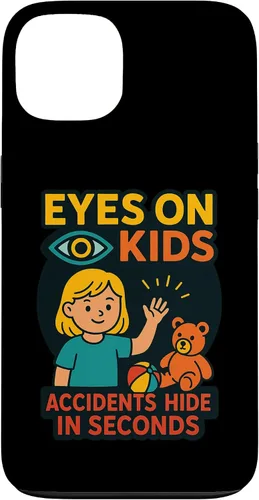 Vista 7 de Eyes on Kids Child Safety Gift for Moms, Granny, Grandad Case for iPhone 16