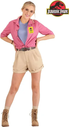 Vista 2 de Disfraz de Dr. Ellie Sattler de Jurassic Park para adultos