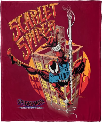 Vista 14 de Northwest Spider-Man - Manta de seda táctil, 50 x 60 pulgadas, color pavtir