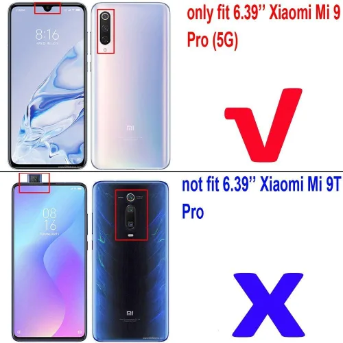 Vista 2 de Funda para Xiaomi Mi 9 Pro / Mi9 Pro 5G (6.39 pulgadas) 2 en 1 a prueba de golpes con función de atril Hybrid Dual Layer Armor Defender Funda