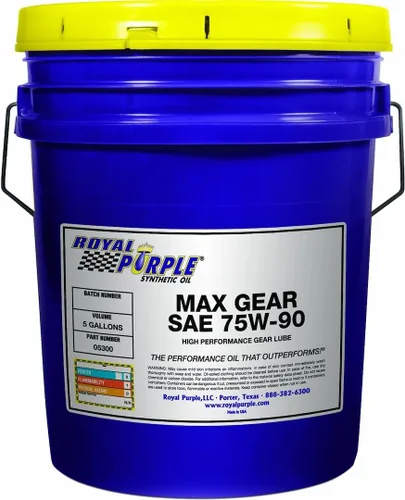Vista 4 de Royal Purple ROY01300 Max Gear 75W90 Lubricante sintético con bomba Plews