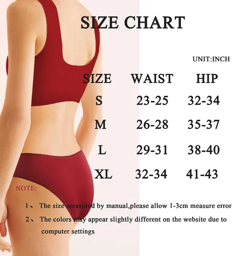 Vista 6 de LEVAO Bragas de bikini de algodón para mujer, suaves, elásticas, de cintura baja, paquete múltiple, ropa interior atrevida S-XL