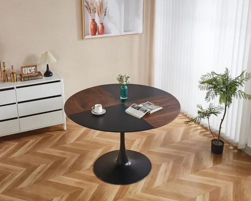 Vista 2 de 47.2INCH Round Dining Table,Office Table,Coffee Table,120X120X74CM