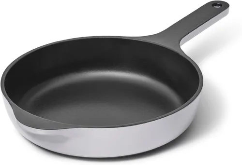 Vista 9 de Sartén de Hierro Fundido Caraway - Sartén de Hierro Fundido Esmaltada de 8" con Recubrimiento de 3 Capas de Esmalte - Sin Necesidad de Sazonado