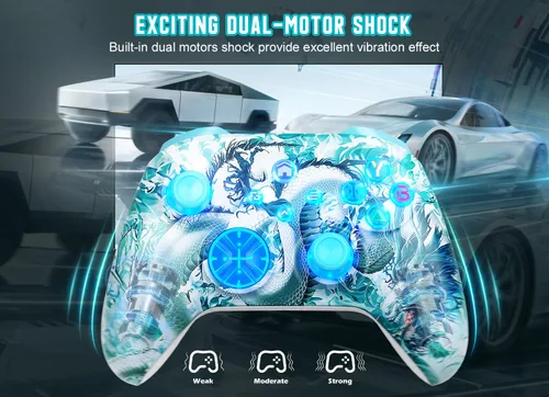 Vista 5 de Need to Upgrade LED Wireless Controller Replacement for Xbox One Controller, Custom Cool Flash Controller for Xbox, Xbox Series XS, Xbox One XS