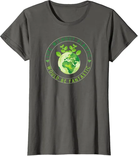 Vista 8 de Life Without Plastic Ecology Planet Original Vegan Gift T-Shirt
