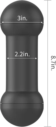 Vista 6 de Get Lucky Masturbador masculino Quickies - Doble A2M - Textura realista de piel real, túnel acanalado oral y anal, resistente al agua, fácil