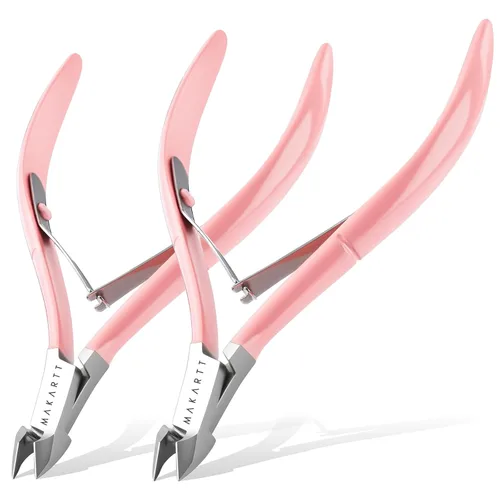 Vista 11 de Makartt Cortacutículas, Cortador de Cutículas Rosa Extremadamente Afilado de Mandíbula Completa Removedor de Cutículas Cuidado de Uñas para Manicura