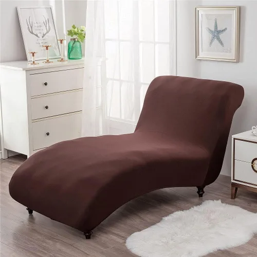 Vista 31 de Funda elástica para tumbona, funda elástica para tumbona de lujo, para sala de estar, muebles de interior, ultra suave, lavable a máquina (1)