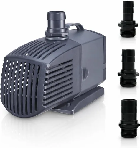 Vista 13 de Bomba sumergible para estanque Minnow - 90 GPH Unidad magnética silenciosa, cabeza máxima de 3.1 pies, cable de 12 pies y sin aceite