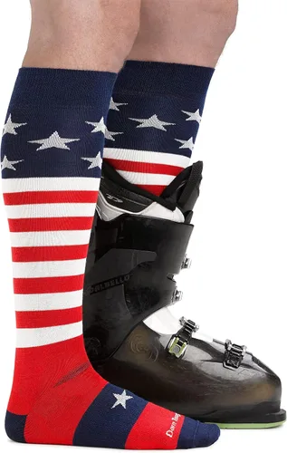 Vista 4 de Darn Tough Capitán America - Calcetines ultraligeros para hombre