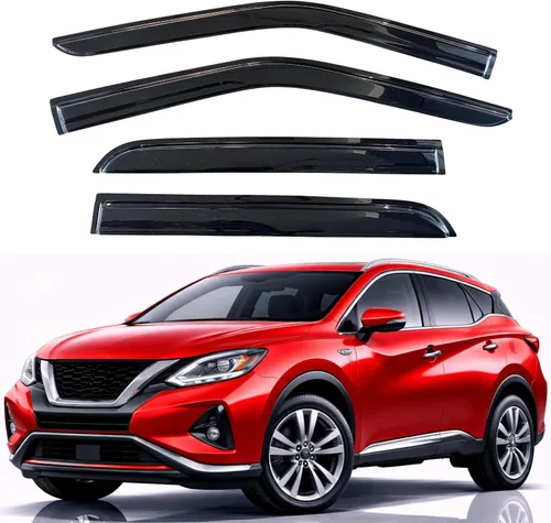 Vista 378 de KPY Moldura deflectora de viento con protección contra la lluvia compatible con Mazda CX-3 2016-2021 (CX3), 4 unidades, para ventana lateral