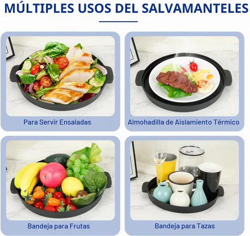 Vista 7 de Funda de alimentos para microondas de 10.7 pulgadas con alfombrilla aislante de calor, cubierta plegable antisalpicaduras de microondas