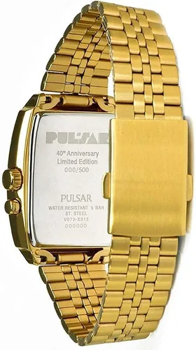 Vista 2 de Reloj PULSAR Acero Dorado Hombre