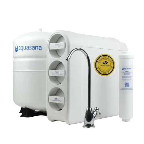 Vista 11 de Aquasana SmartFlow® Filtro de agua de ósmosis inversa Sistema RO bajo el fregadero Certificado WQA hasta el 99,99% de 90 contaminantes