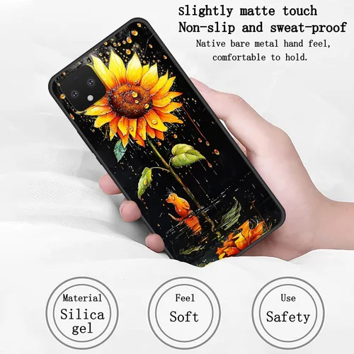 Vista 473 de Funda delgada para Google Pixel 4 XL, funda delgada de silicona de TPU suave a prueba de golpes para Google Pixel 4 XL, astronauta Galaxy