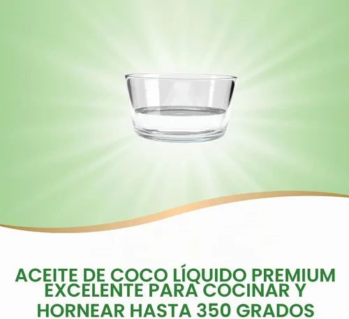 Vista 3 de Aceite de coco orgánico extra de Nature's Way, 32 onzas, 15857, 1, 1 Sabor y aroma superiores, permanece líquido, 0.46 oz de MCT por porción (1)