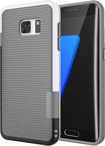 Vista 17 de Jeylly Funda para Galaxy S7, [3 colores] Slim Hybrid Impact Rugged Soft TPU Negro